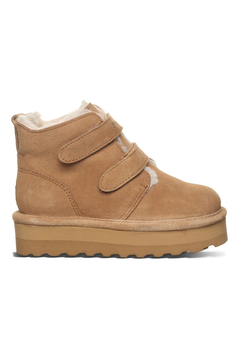 BEARPAW Ghete de piele intoarsa cu velcro Retro Larisa - Pled.ro