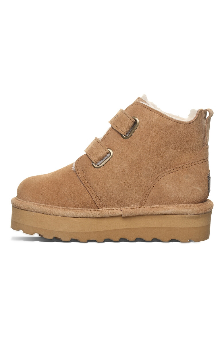 BEARPAW Ghete de piele intoarsa cu velcro Retro Larisa - Pled.ro