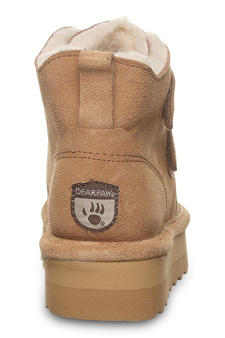 BEARPAW Ghete de piele intoarsa cu velcro Retro Larisa - Pled.ro