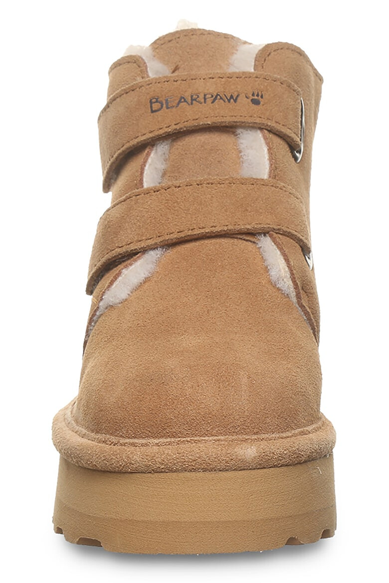 BEARPAW Ghete de piele intoarsa cu velcro Retro Larisa - Pled.ro