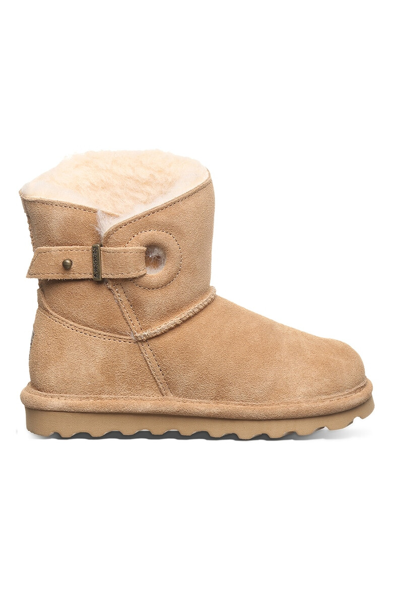 BEARPAW Ghete de piele intoarsa fara inchidere cu captuseala din amestec de lana Isabelle - Pled.ro