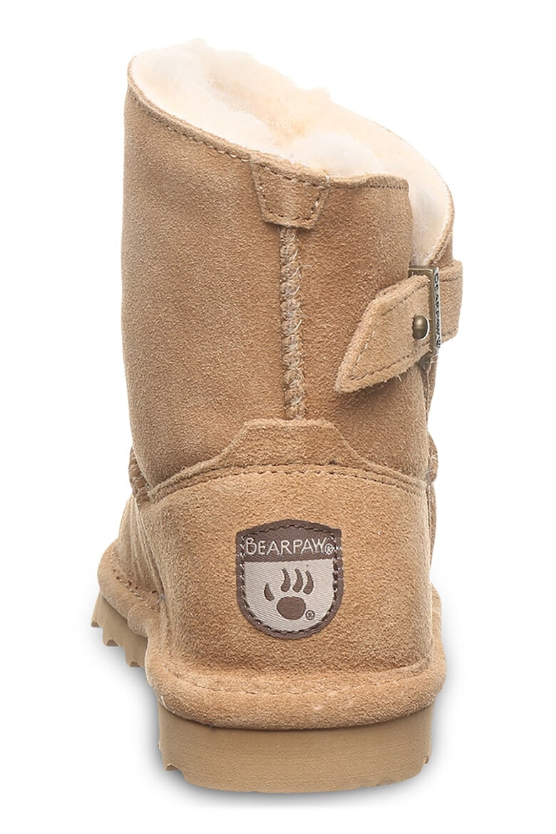 BEARPAW Ghete de piele intoarsa fara inchidere cu captuseala din amestec de lana Isabelle - Pled.ro