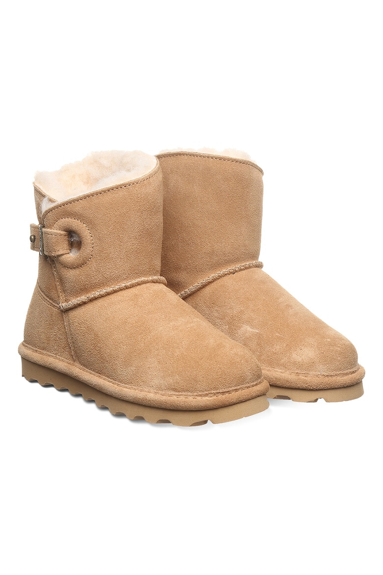 BEARPAW Ghete de piele intoarsa fara inchidere cu captuseala din amestec de lana Isabelle - Pled.ro