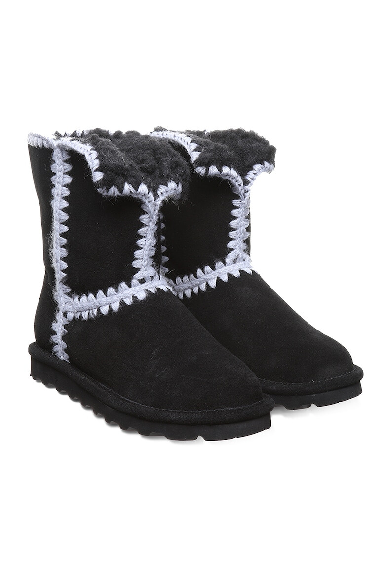 BEARPAW Ghete de piele intoarsa fara inchidere Penelope - Pled.ro