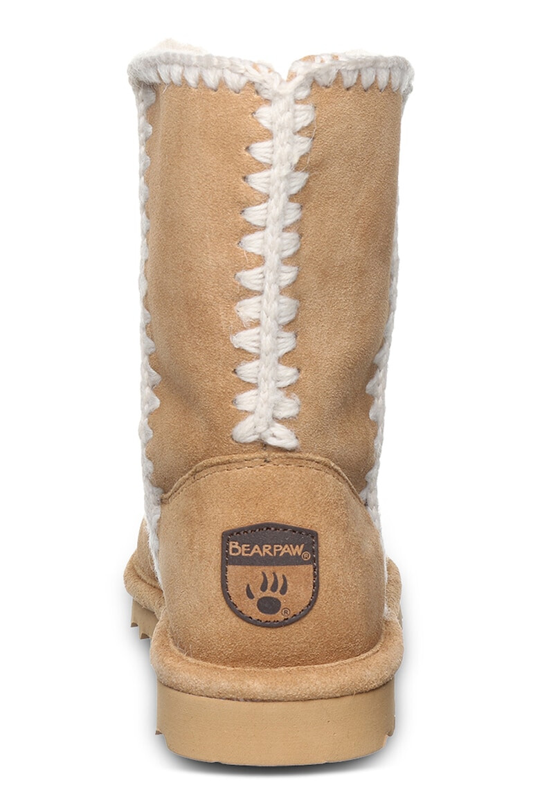 BEARPAW Ghete de piele intoarsa fara inchidere Penelope - Pled.ro