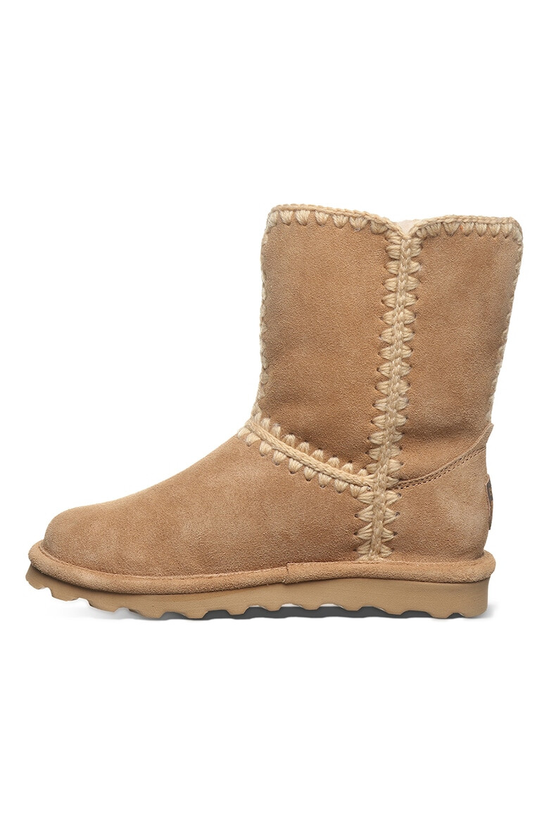 BEARPAW Ghete din piele intoarsa cu captuseala din amestec de lana fara inchidere Isabelle - Pled.ro