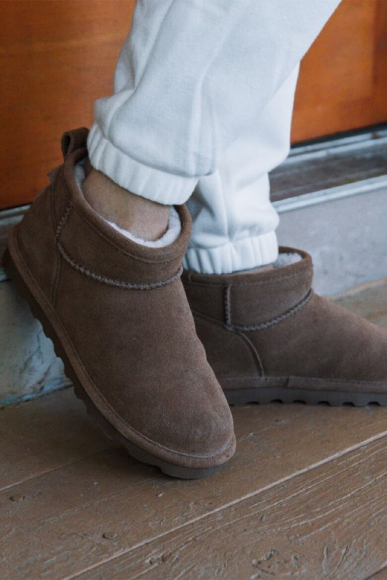 BEARPAW Ghete impermeabile de piele intoarsa fara inchidere - Pled.ro