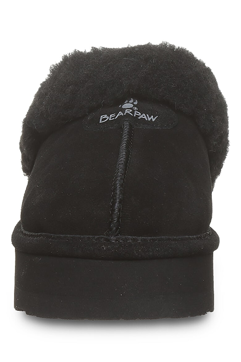 BEARPAW Papuci de casa din piele intoarsa cu finisaj rezistent la apa Retro Loki - Pled.ro