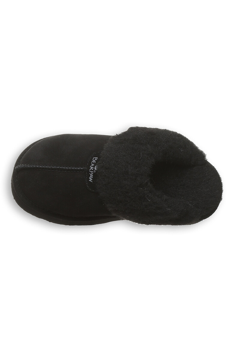 BEARPAW Papuci de casa din piele intoarsa cu finisaj rezistent la apa Retro Loki - Pled.ro