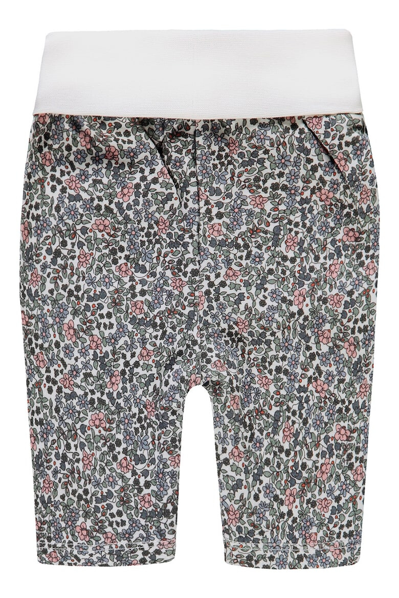 BELLYBUTTON Pantaloni din amestec de bumbac organic cu imprimeu floral - Pled.ro