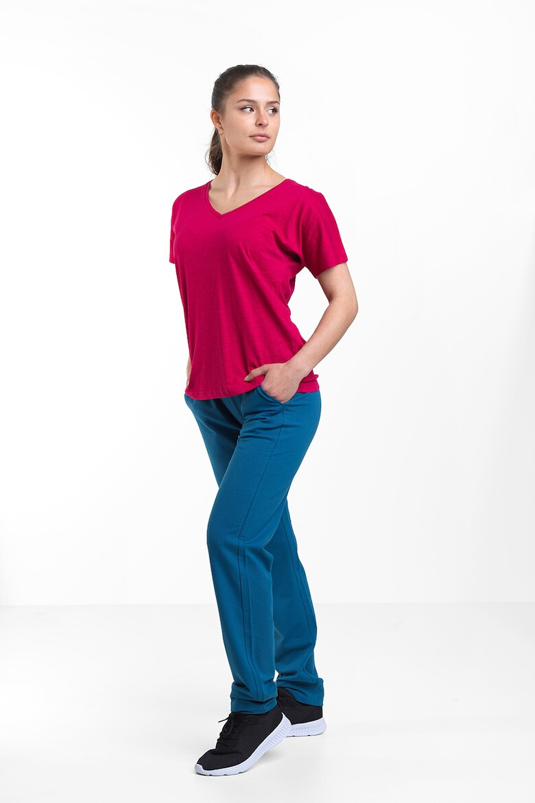 Benger Tricou din bumbac organic cu decolteu in V Basic - Pled.ro