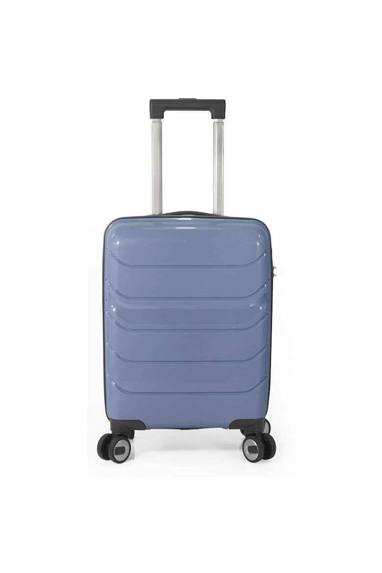 Benzi Set Trolere Diamond DM 5745 Polipropilena 4 Roti Duble 3 Piese Albastru deschis - Pled.ro