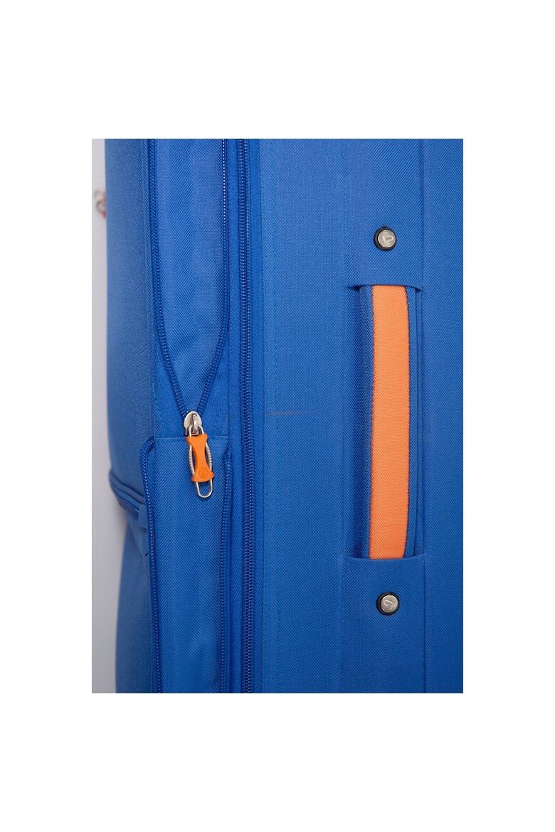 Benzi Troler Cabina Extensibil 2 Roti BZ 5383 - 55 cm Rosu - Pled.ro