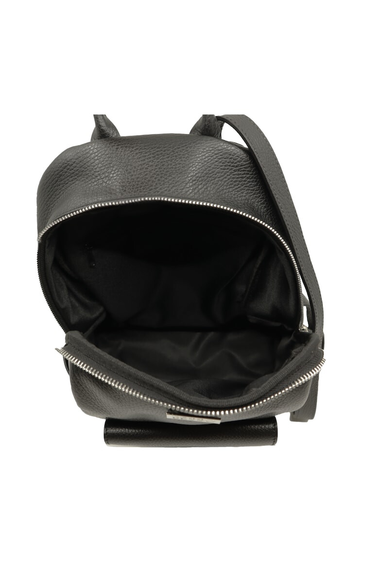 BESSO Rucsac din piele naturala Classico Versatile Negru - Pled.ro