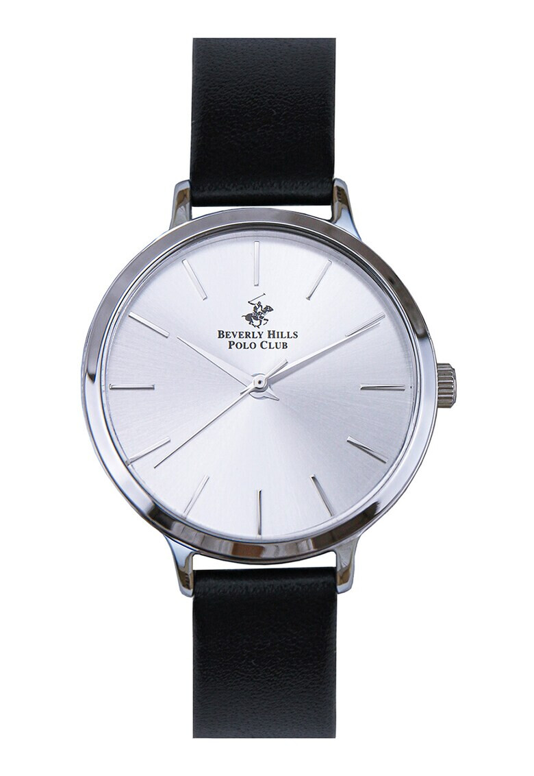 Beverly Hills Polo Club Ceas quartz cu o curea de piele - Pled.ro