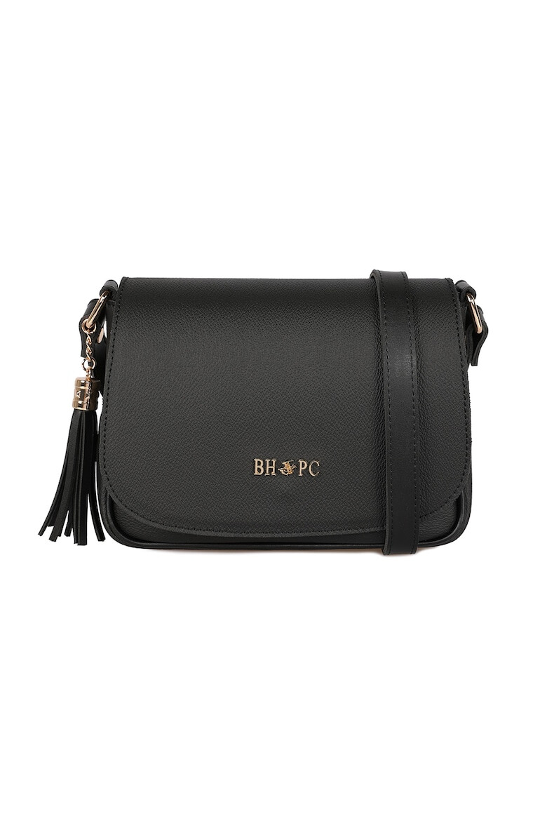 Beverly Hills Polo Club Geanta crossbody de piele ecologica cu aplicatie logo metalica - Pled.ro