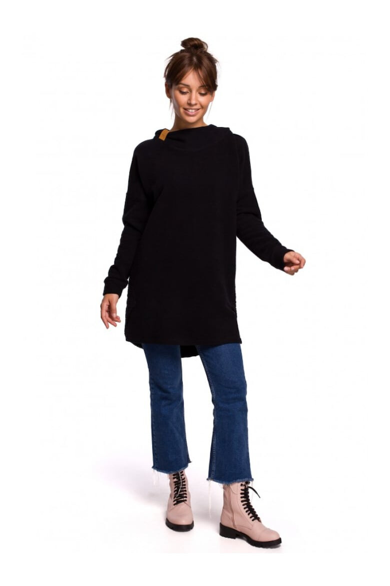 BeWear Bluza dama. Bumbac/Poliester. Negru. S- - Pled.ro