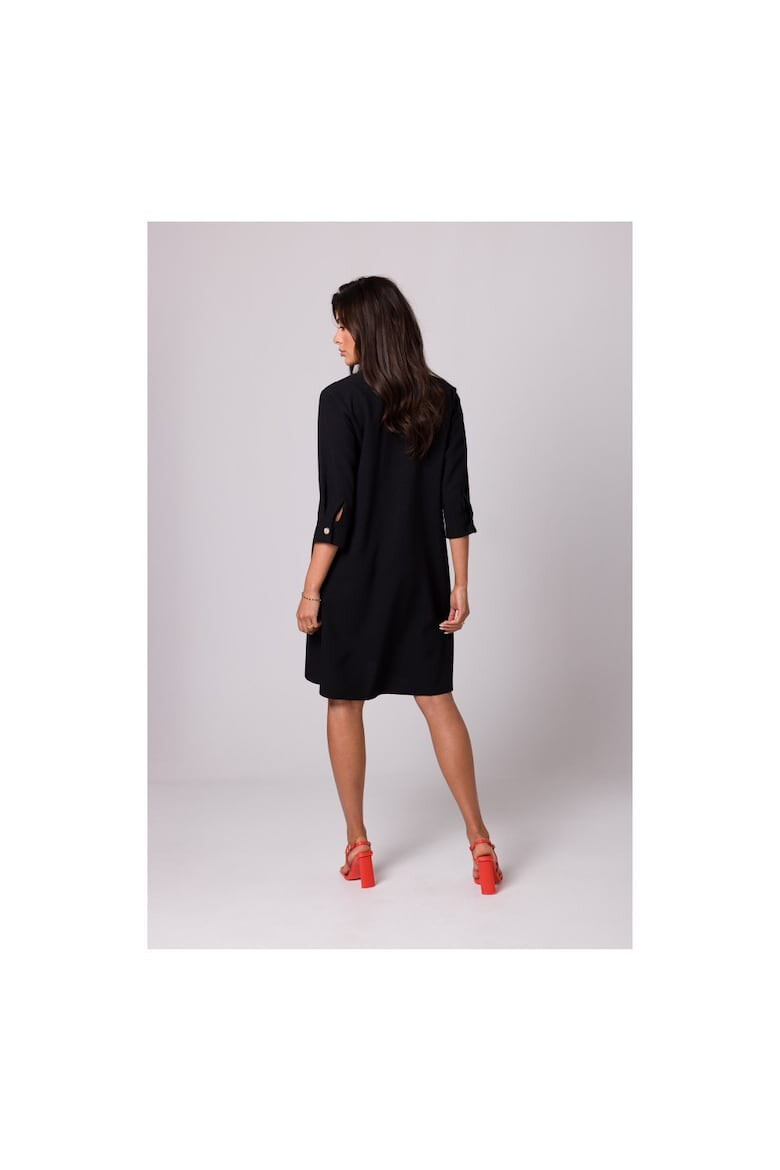 BeWear Rochie camasa dama Ganiervydd neagra - Pled.ro