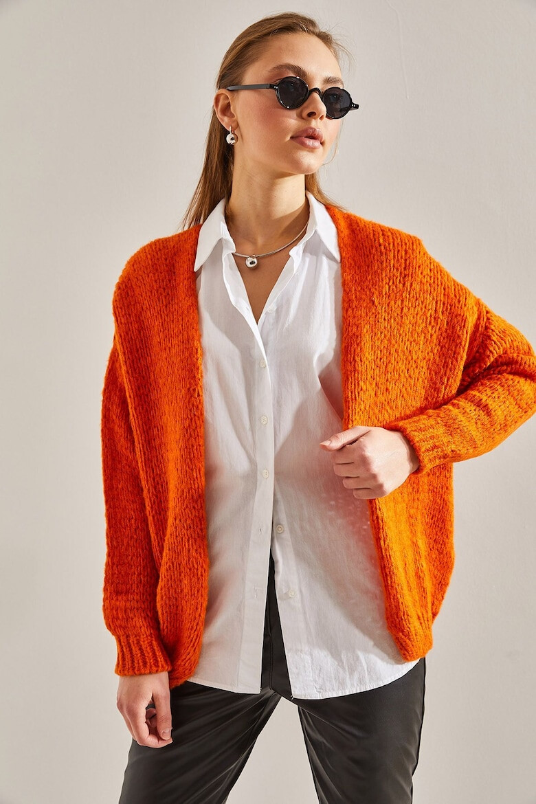 Bianco Lucci Cardigan fara inchidere - Pled.ro