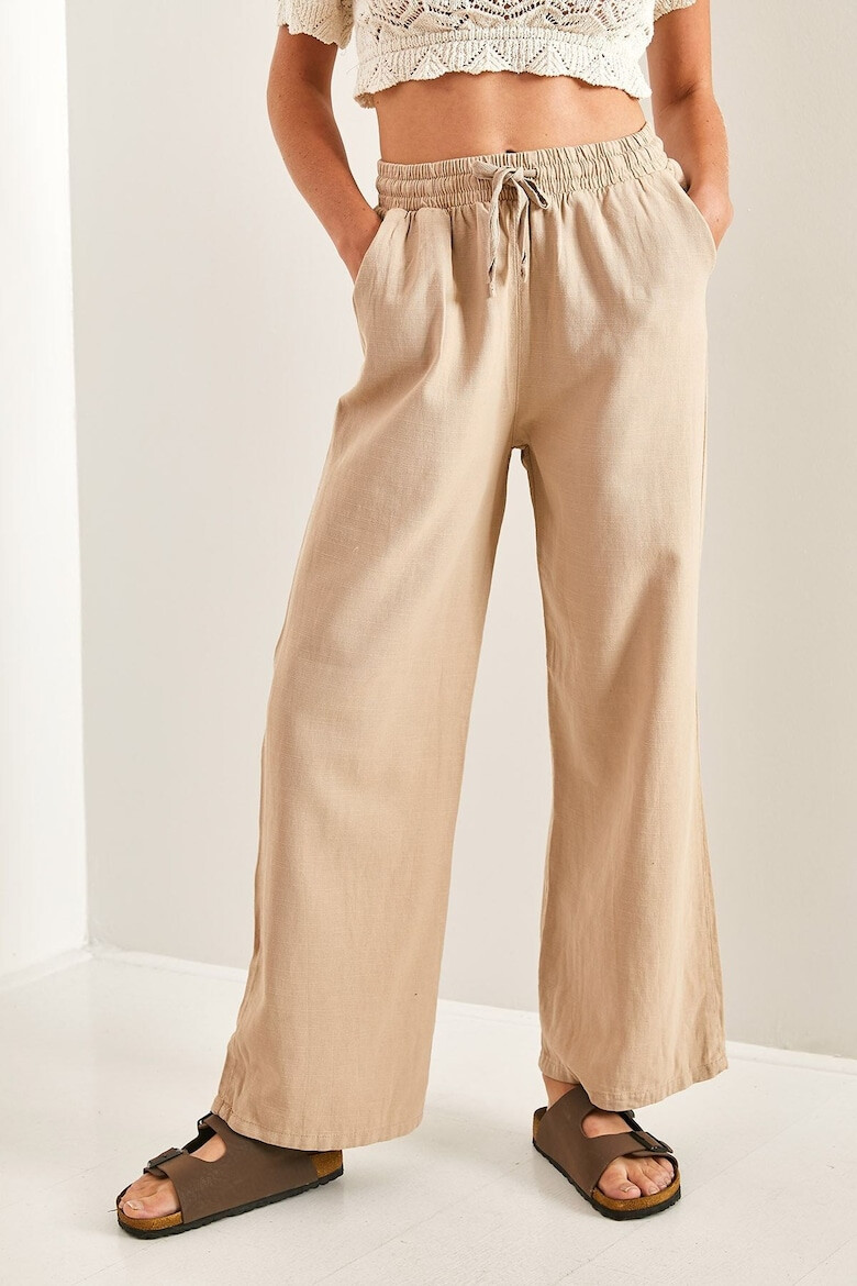 Bianco Lucci Pantaloni relaxed fit de bumbac - Pled.ro