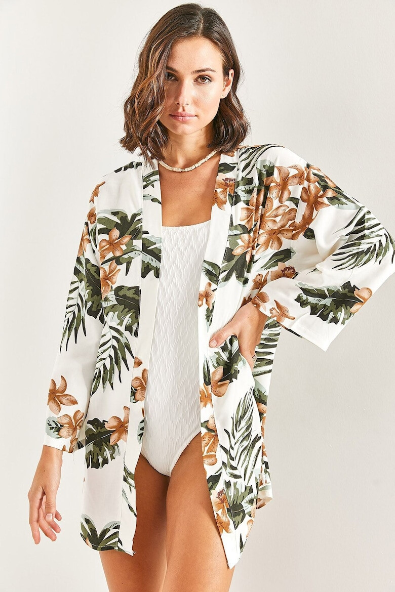 Bianco Lucci Pareo cu model tropical 128629 - Pled.ro