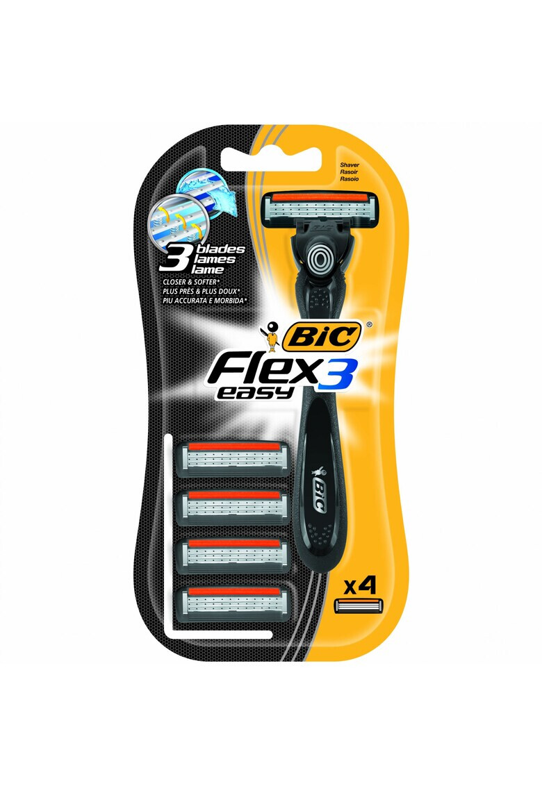 Bic Aparat de Ras Hybrid pentru barbati Flex 3 3 lame pachet standard 4 bucati - Pled.ro