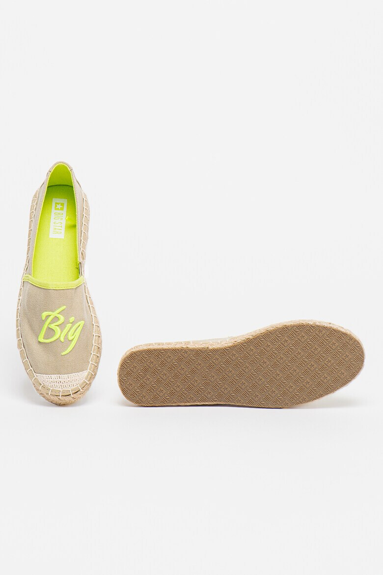 Big Star Espadrile din material textil cu logo brodat - Pled.ro