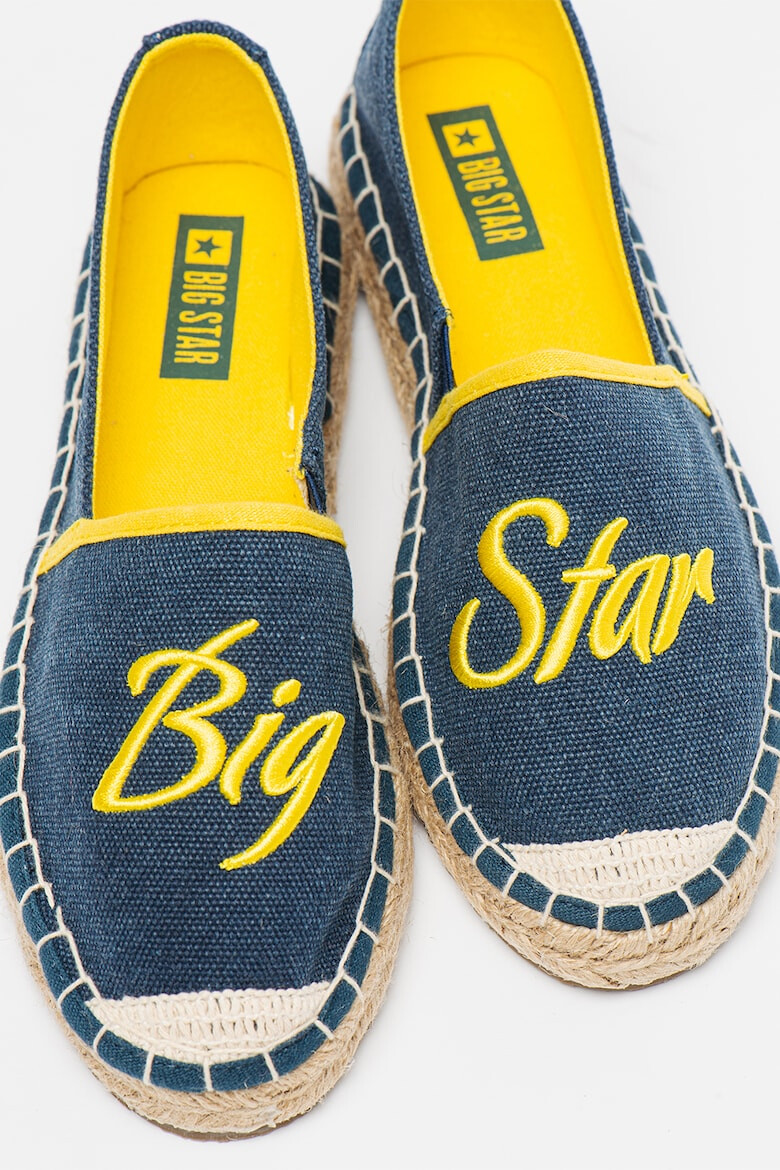 Big Star Espadrile din material textil cu logo brodat - Pled.ro