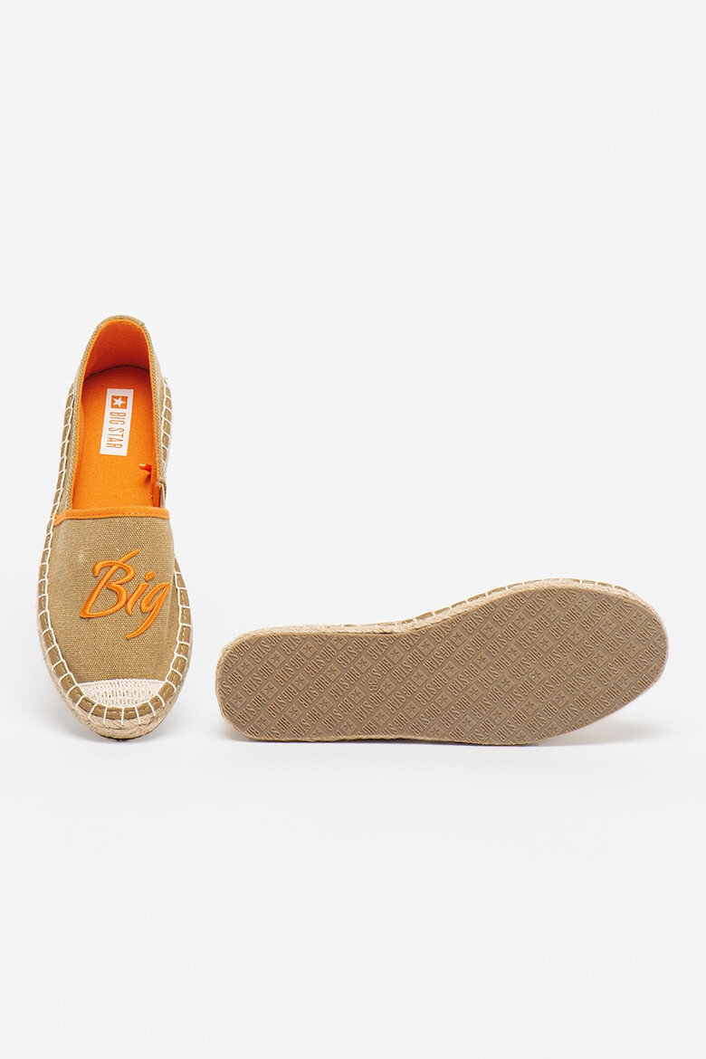 Big Star Espadrile din material textil cu logo brodat - Pled.ro