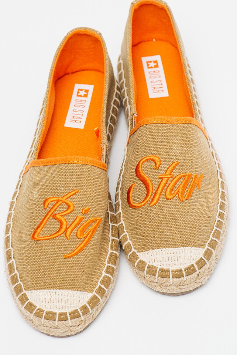 Big Star Espadrile din material textil cu logo brodat - Pled.ro