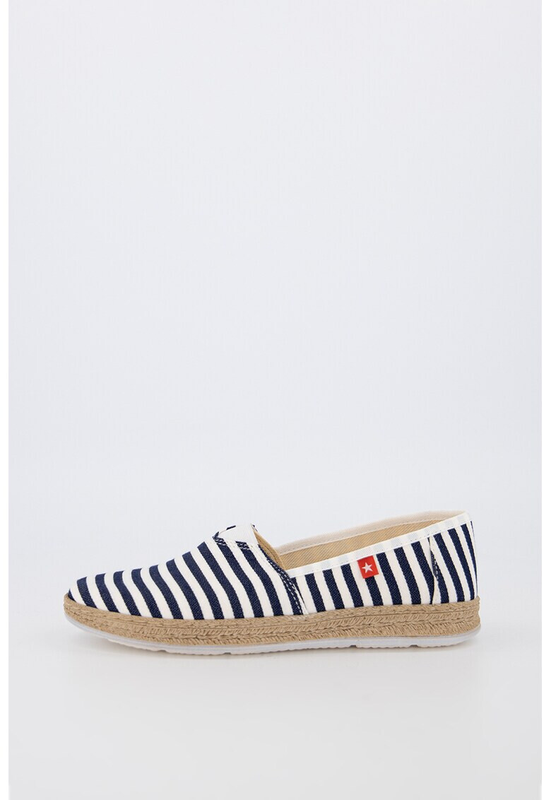 Big Star Espadrile slip-on cu imprimeu in dungi - Pled.ro