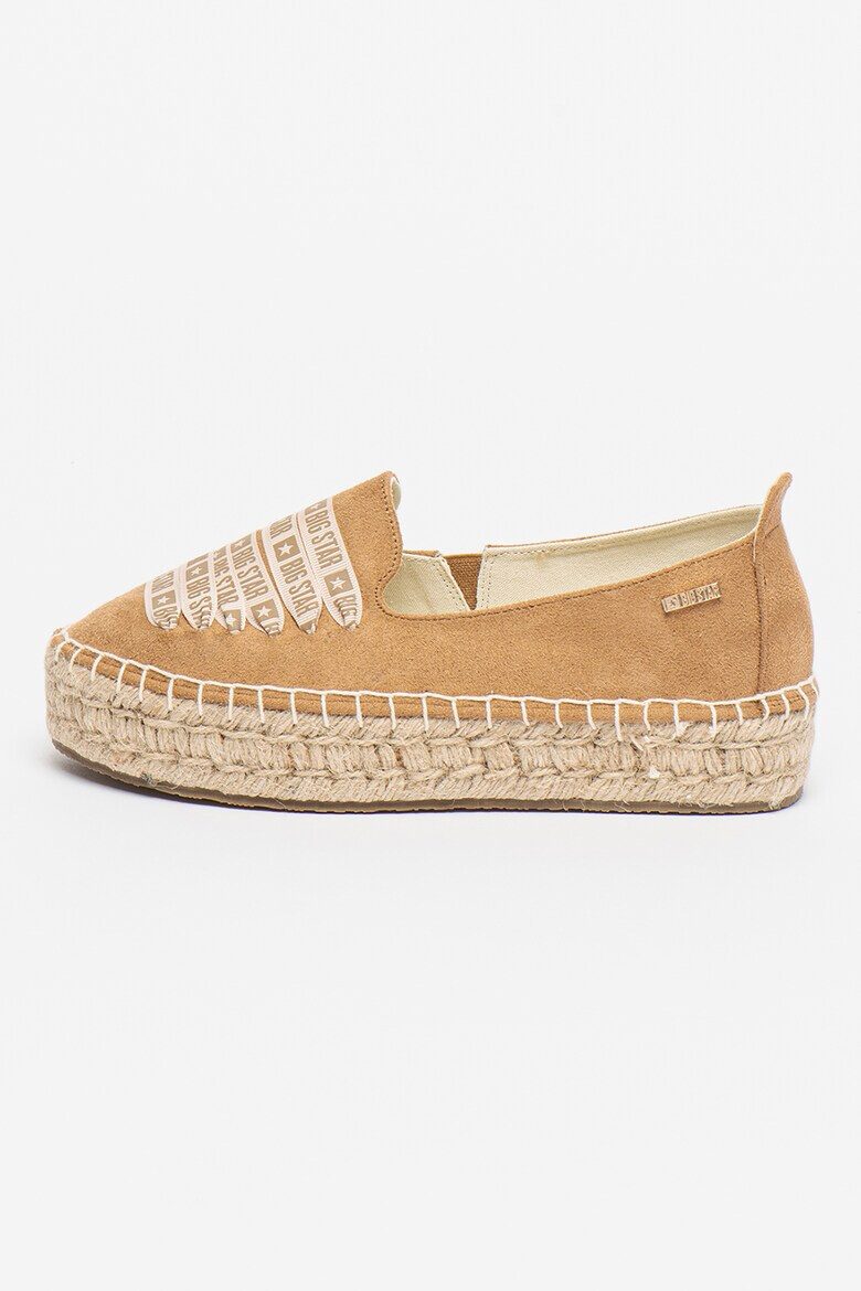 Big Star Mocasini tip espadrile cu sireturi decorative - Pled.ro