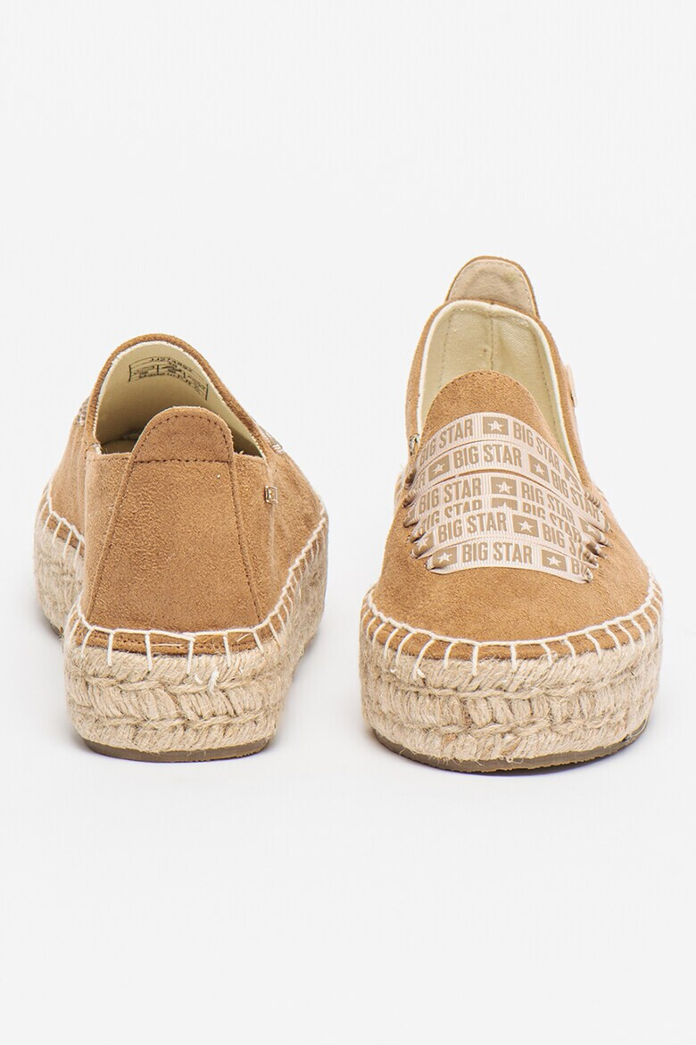 Big Star Mocasini tip espadrile cu sireturi decorative - Pled.ro