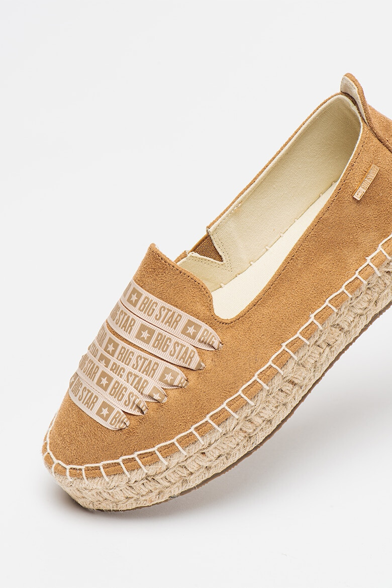 Big Star Mocasini tip espadrile cu sireturi decorative - Pled.ro