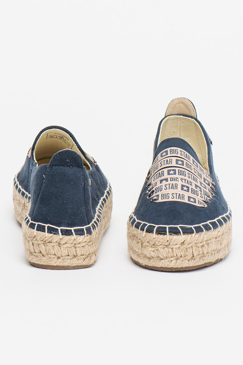 Big Star Mocasini tip espadrile cu sireturi decorative - Pled.ro