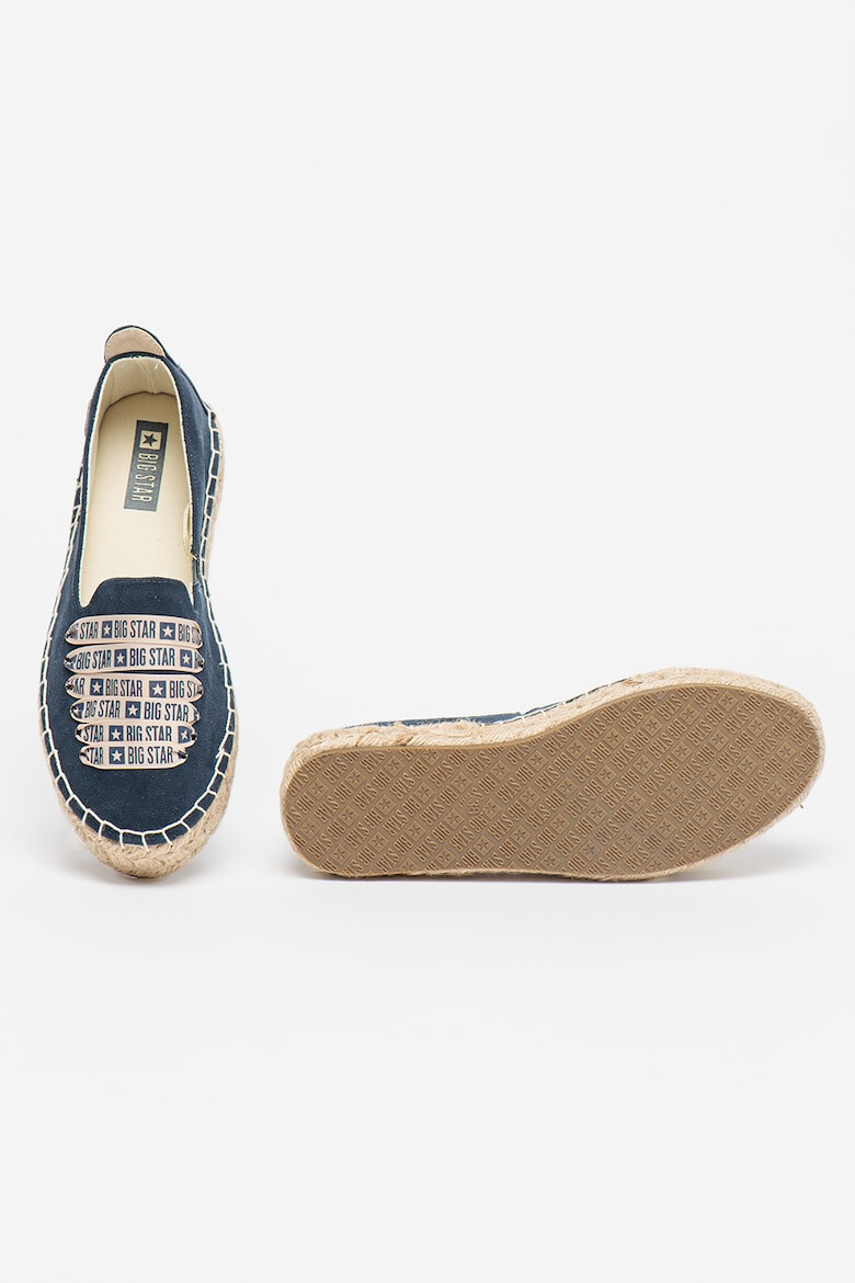 Big Star Mocasini tip espadrile cu sireturi decorative - Pled.ro