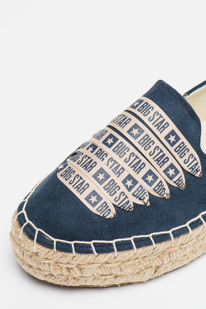 Big Star Mocasini tip espadrile cu sireturi decorative - Pled.ro