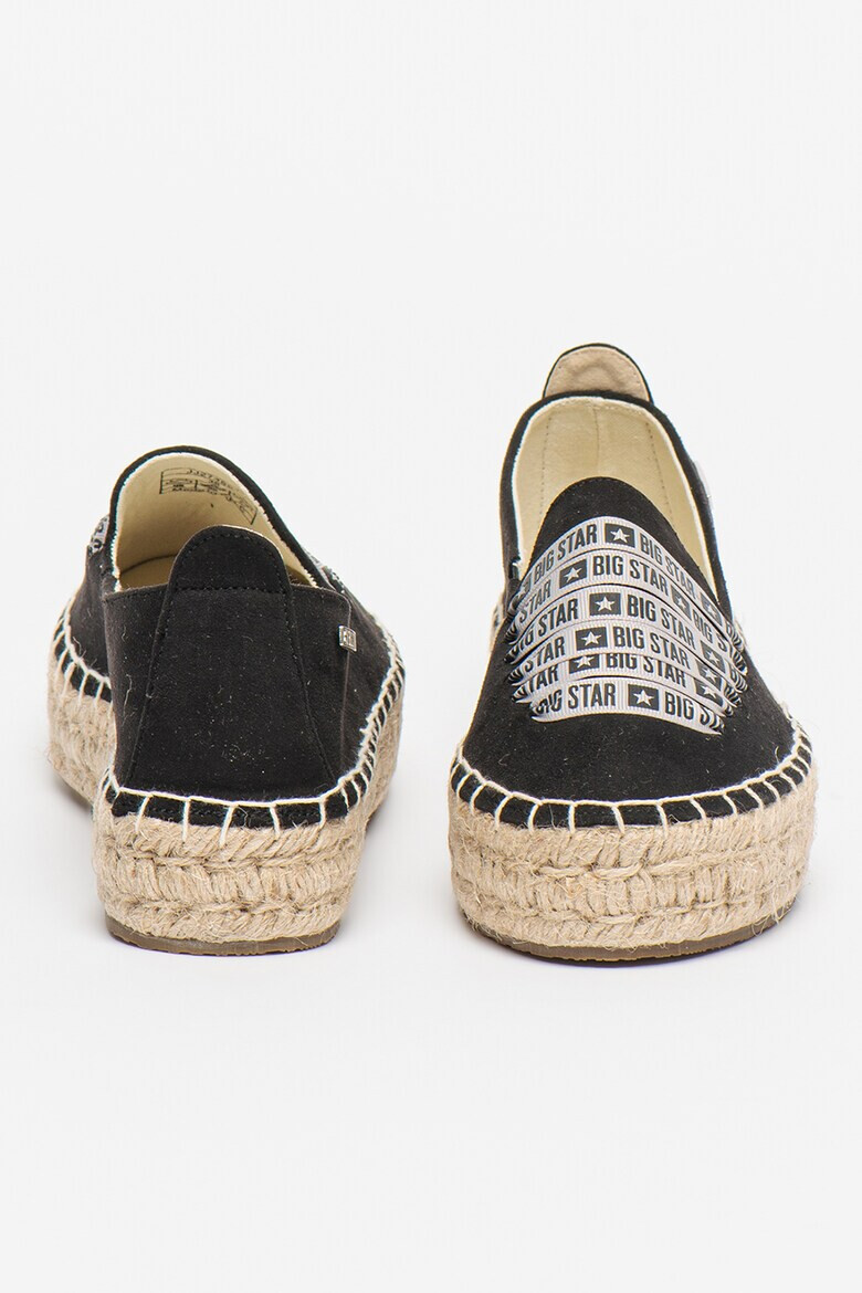 Big Star Mocasini tip espadrile cu sireturi decorative - Pled.ro