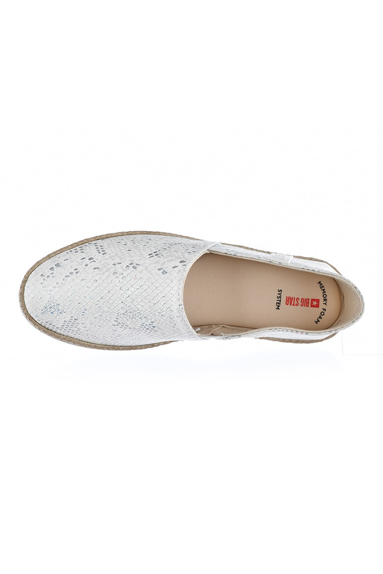 Big Star Pantofi loafer de piele ecologica cu model piele de reptila - Pled.ro