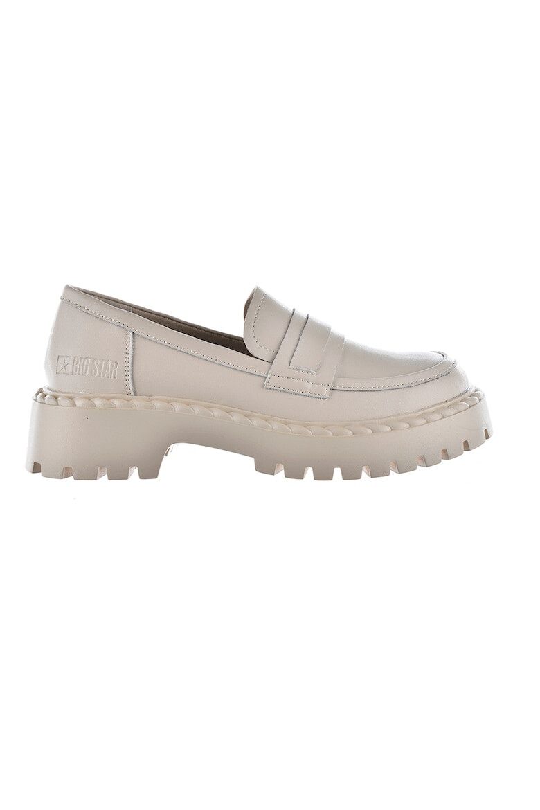 Big Star Pantofi loafer din piele cu aspect masiv - Pled.ro