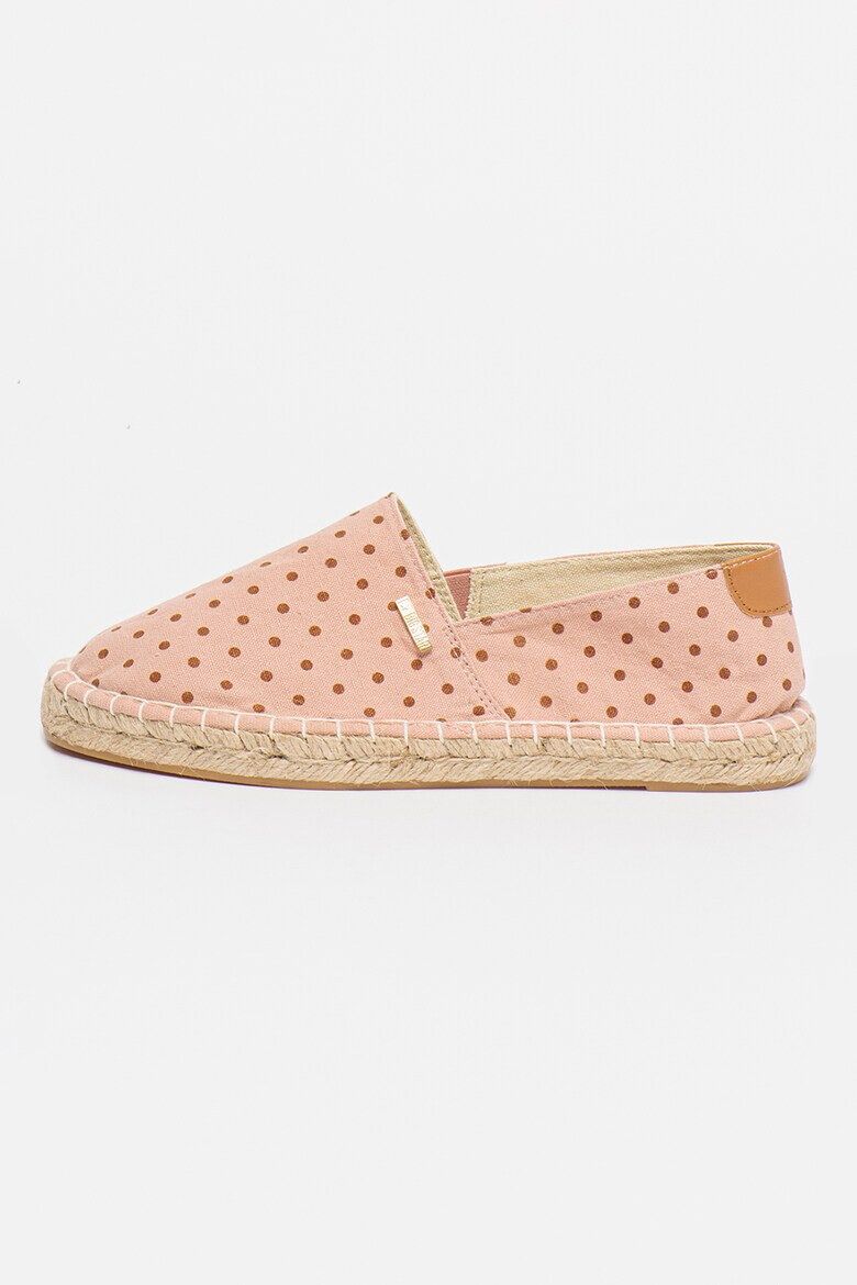 Big Star Pantofi loafer tip espadrile cu buline - Pled.ro