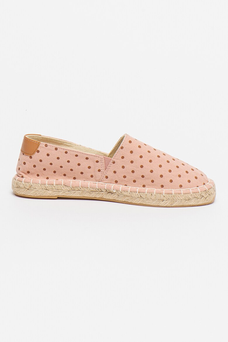 Big Star Pantofi loafer tip espadrile cu buline - Pled.ro