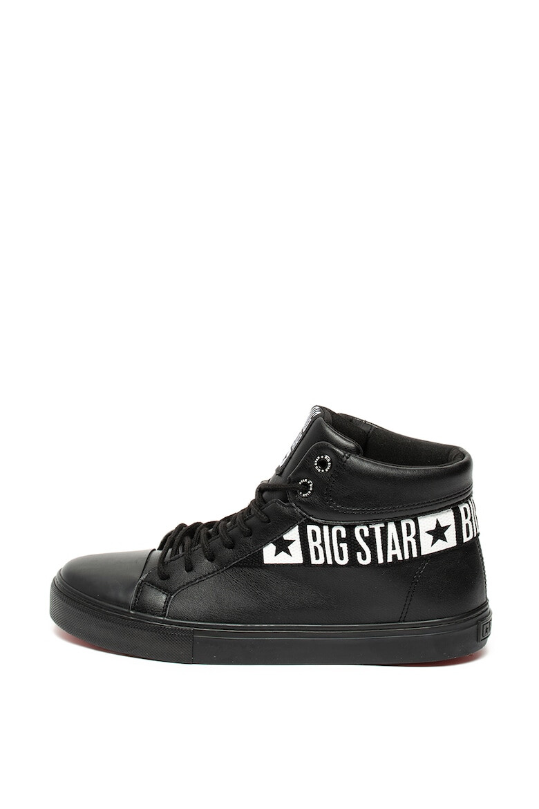 Big Star Pantofi sport mid-high de piele ecologica cu detaliu logo - Pled.ro