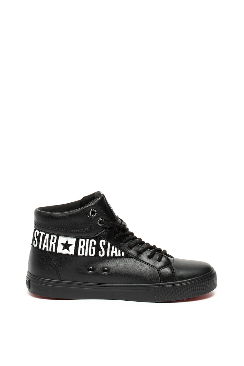 Big Star Pantofi sport mid-high de piele ecologica cu detaliu logo - Pled.ro