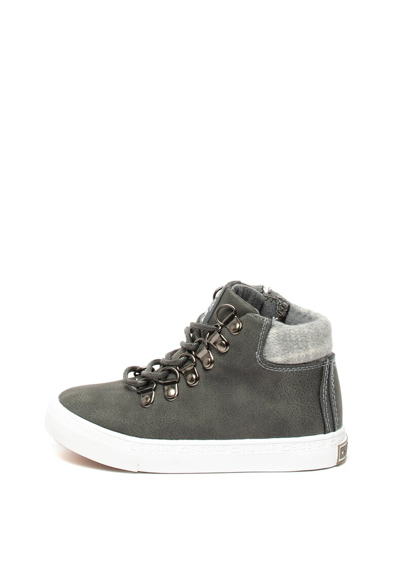 Big Star Pantofi sport mid-high de piele ecologica si material textil - Pled.ro