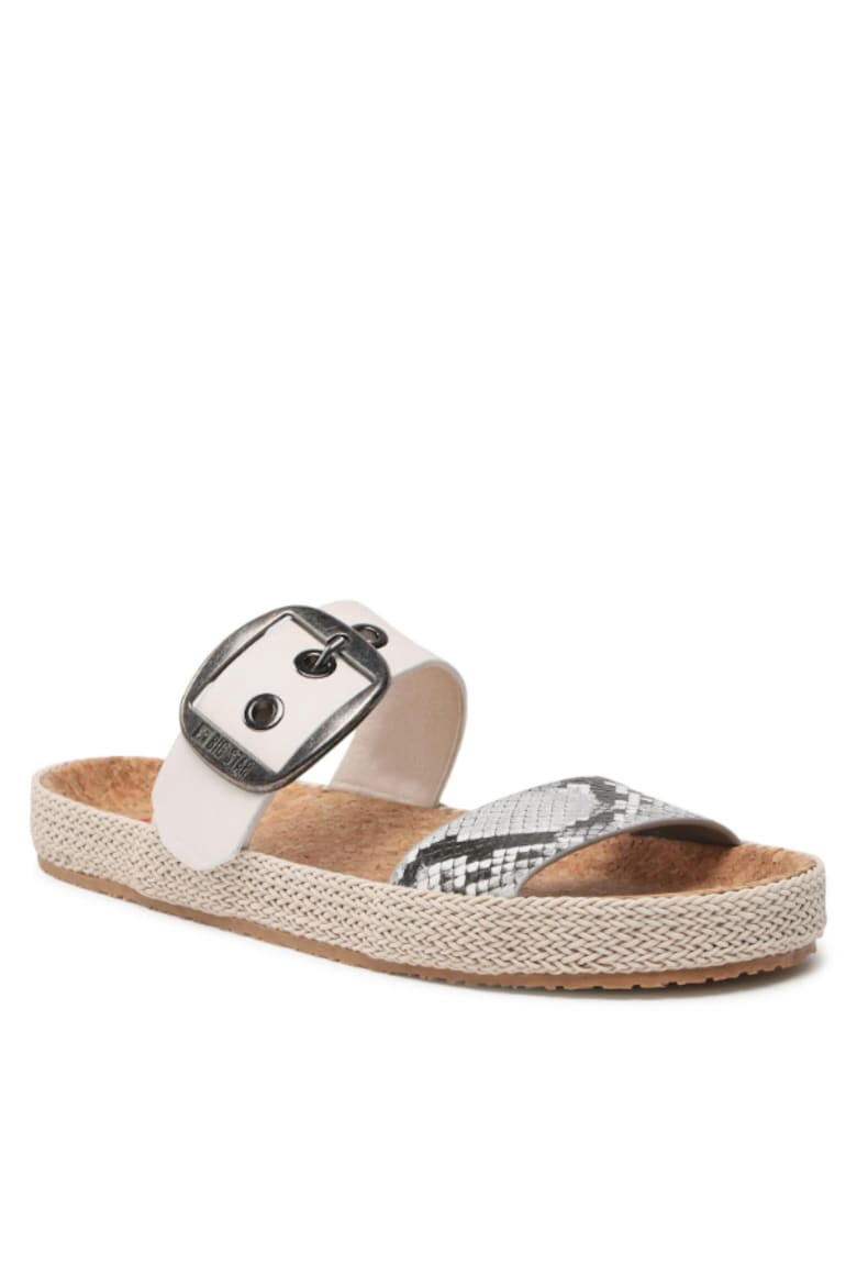 Big Star Papuci flip-flop dama Shoes Piele ecologica Alb - Pled.ro