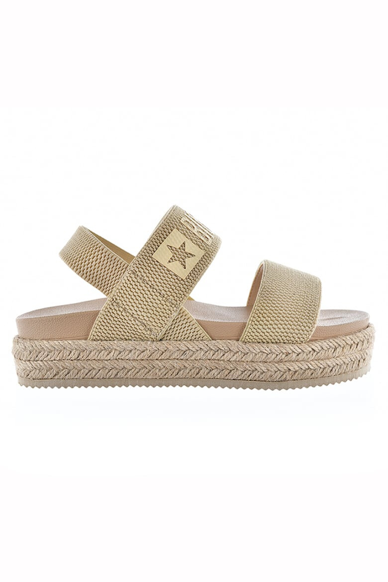 Big Star Sandale flatform cu barete din material textil - Pled.ro