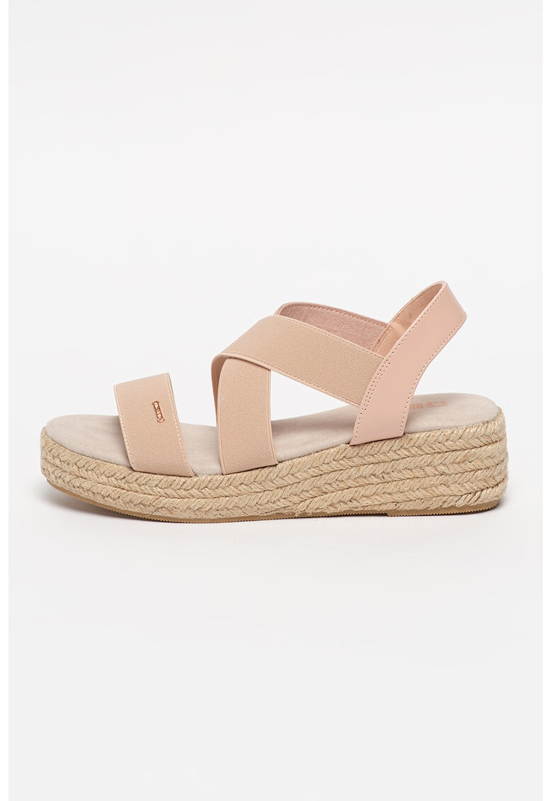 Big Star Sandale tip espadrile cu talpa wedge - Pled.ro