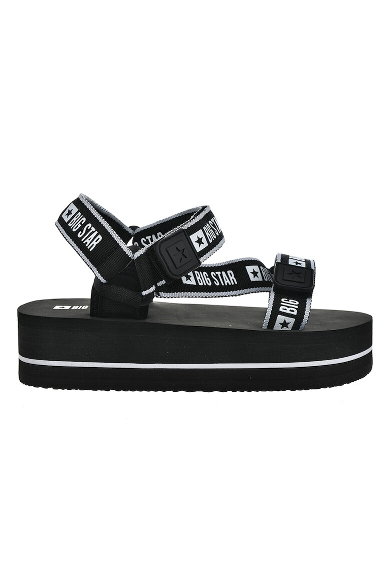 Big Star Sandale wedge cu velcro - Pled.ro