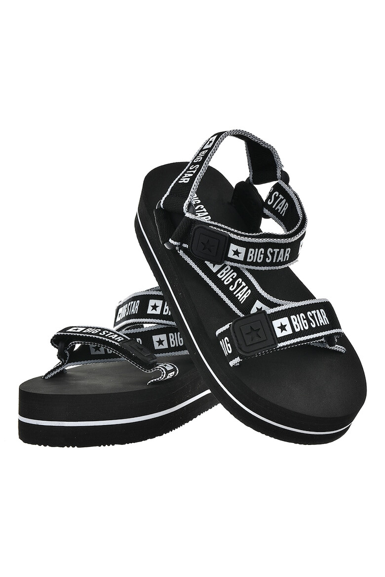 Big Star Sandale wedge cu velcro - Pled.ro